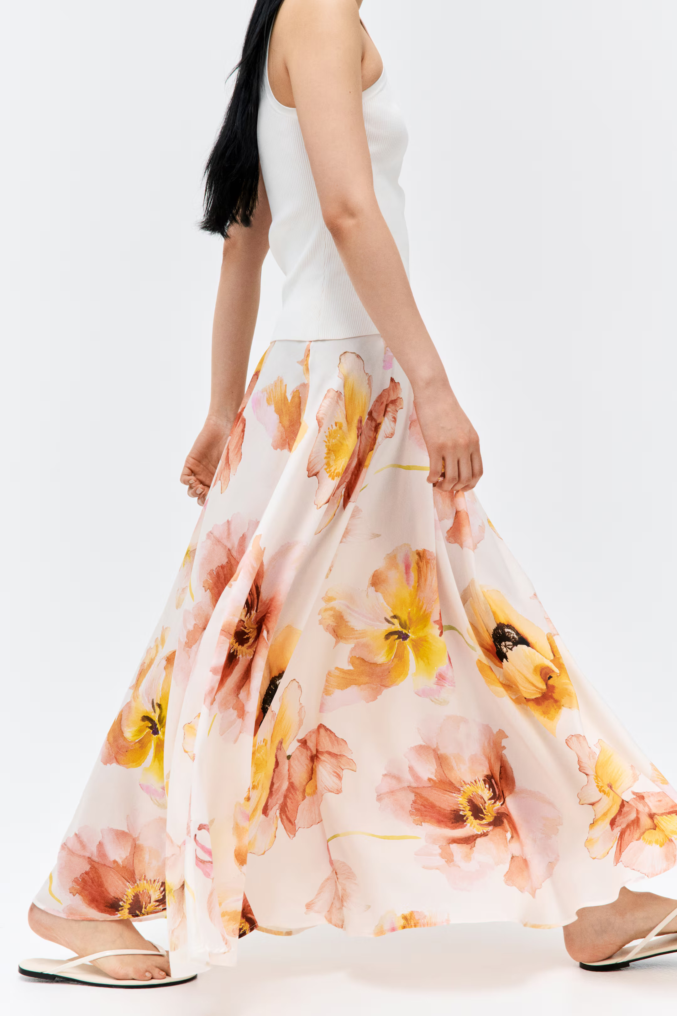 Voluminous maxi skirt | H&M (FR, IT, ES, PT, BE)