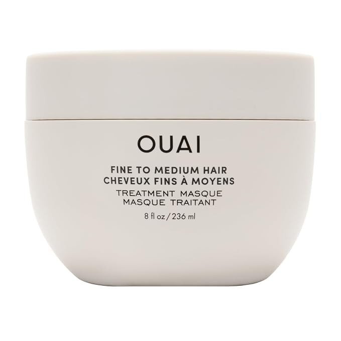OUAI Fine to Medium Hair Treatment Mask - Lightweight Deep Conditioning Hair Mask with Shea Butte... | Amazon (US)