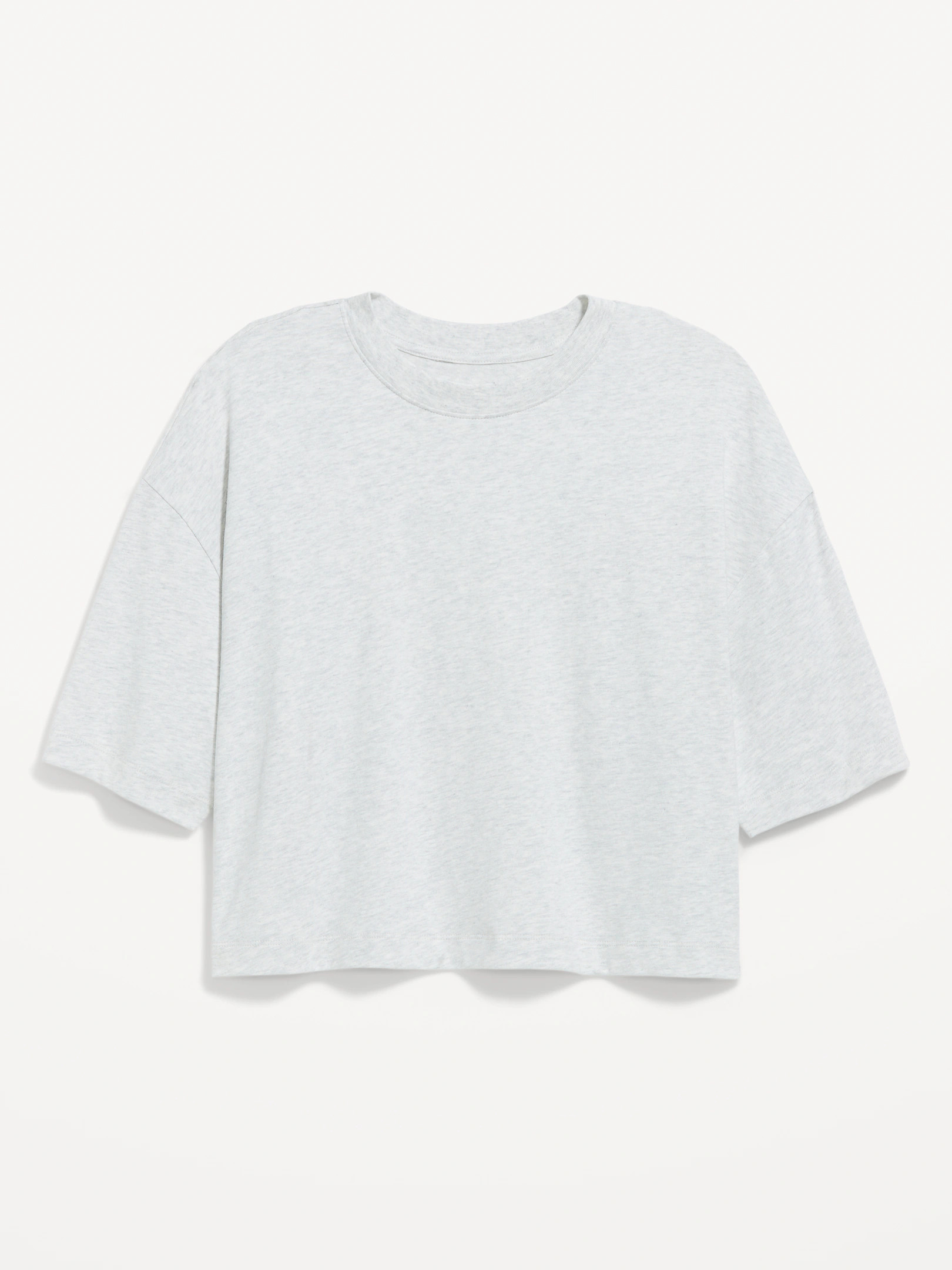 Vintage Crew-Neck Cropped T-Shirt | Old Navy (US)