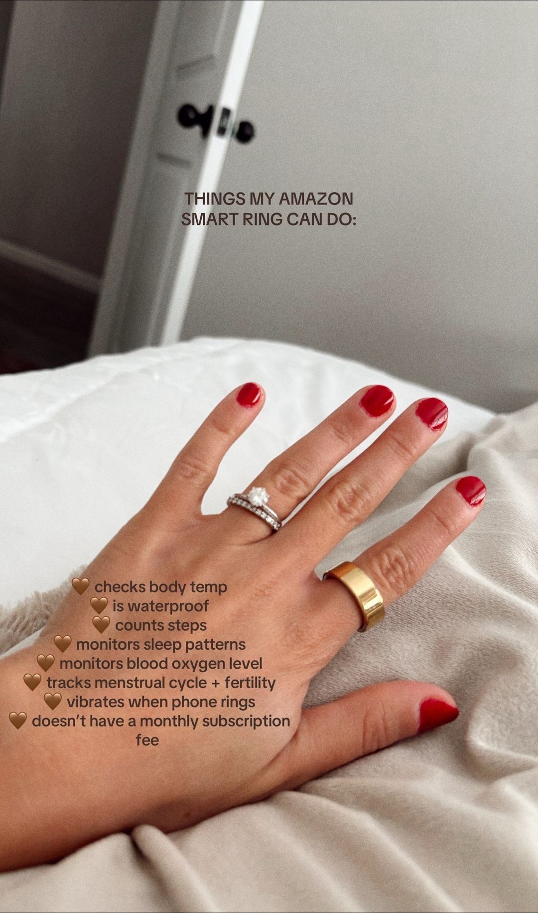 A ring that truly does it all, on sale for $50!!! Run! I normally wear a size 5.5 ring and I ordered a 6 which fits perfect! 

#LTKActive #LTKSaleAlert