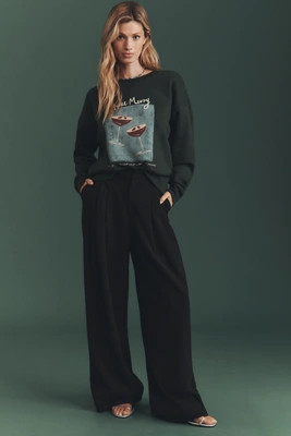 Maeve x Natalia Bagniewska Cocktail Sweatshirt | Anthropologie (US)