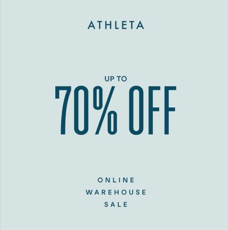 Athleta is having their warehouse sale this weekend only!! Up to 70% off. Their Salutation leggings are my FAVORITE!! 

Workout Fits | Yoga Outfit | Pilates | Spring Workout 

#LTKsalealert #LTKfitness