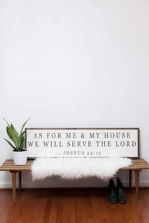 As for me and my house, we will serve the Lord | Etsy (US)