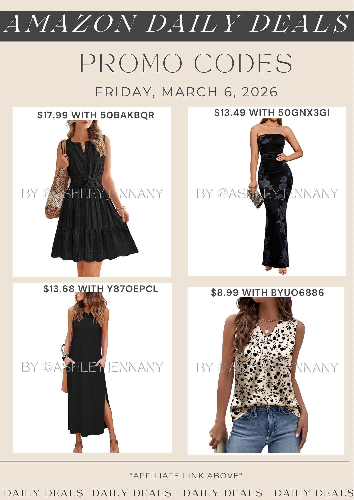 Amazon deals on spring dresses and tops 

#LTKSeasonal #LTKMidsize #LTKSaleAlert