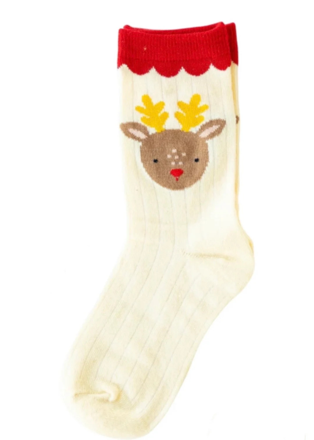 Kids Stocking Stuffer Reindeer Socks for Christmas Party Red - Etsy | Etsy (US)