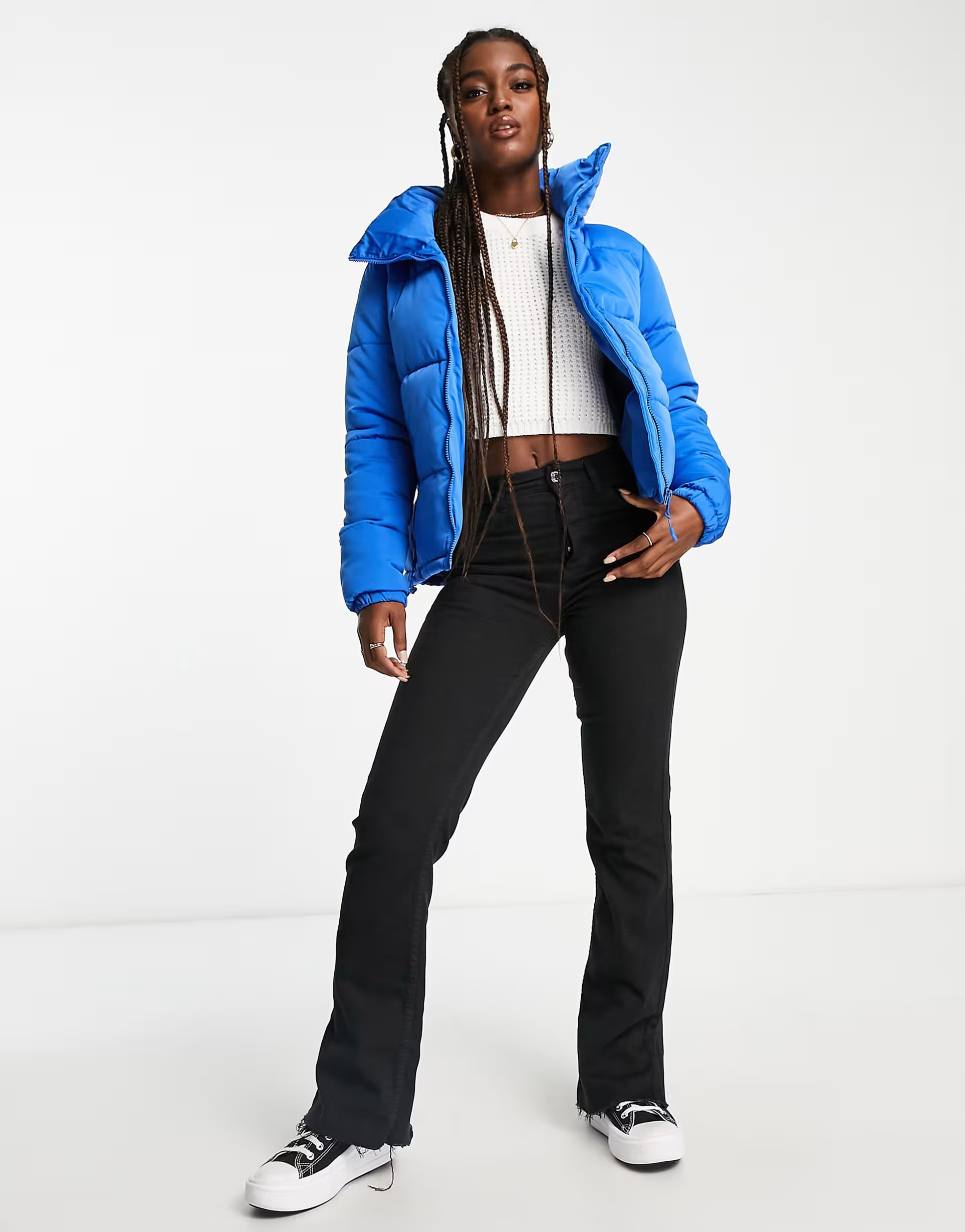 Cotton:On Active puffer jacket in blue | ASOS (Global)