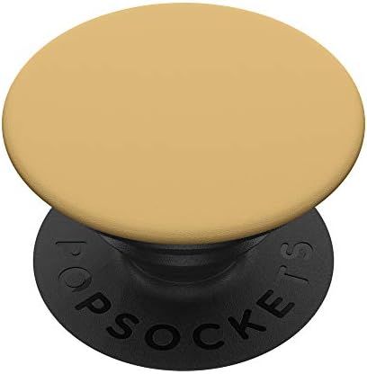 Simple Chic Solid Color Light Mustard Yellow PopSockets PopGrip: Swappable Grip for Phones & Tablets | Amazon (US)