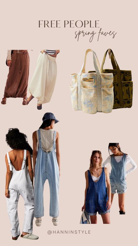 Saw some really cute things in store at Free People & couldn’t stop thinking about them! Love the style of overalls and so many of their skirts right now! Plus that blue toile bag is perfection 