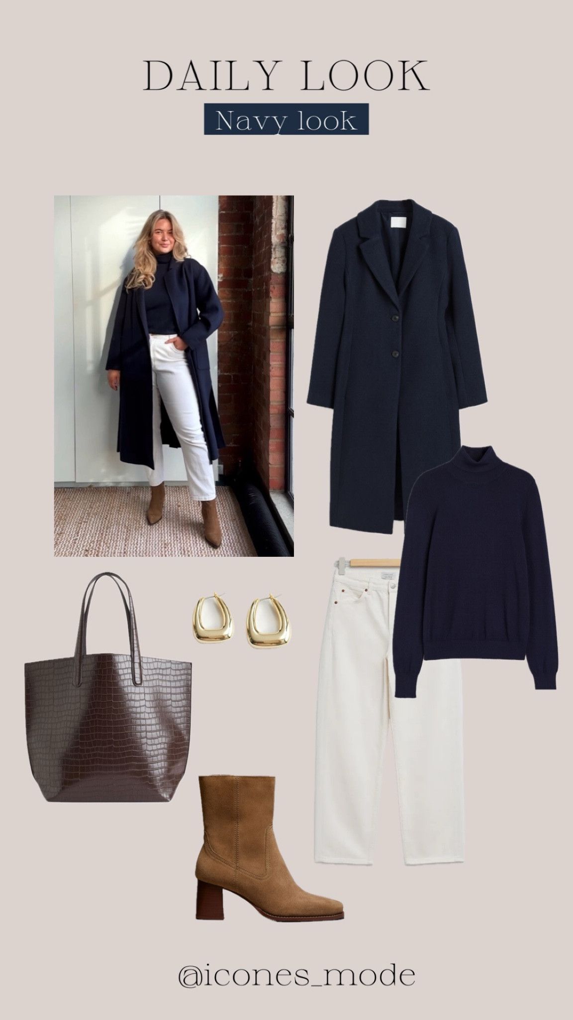 Look navy with basic Pieces.
#LTKGift 

#LTKSeasonal #LTKstyletip #LTKworkwear