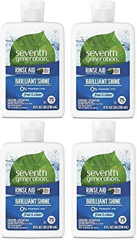 Seventh Generation Dishwasher Rinse Aid - 8 oz - 4 pk | Amazon (US)