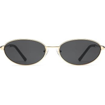 Retro Oval Sunglasses for Women Mens with Spring Hinge Sunnies AP3696 | Amazon (US)