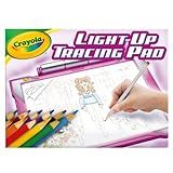 Amazon.com: Crayola Light Up Tracing Pad Pink, Holiday Gifts & Toys for Kids, Age 6, 7, 8, 9 [Ama... | Amazon (US)