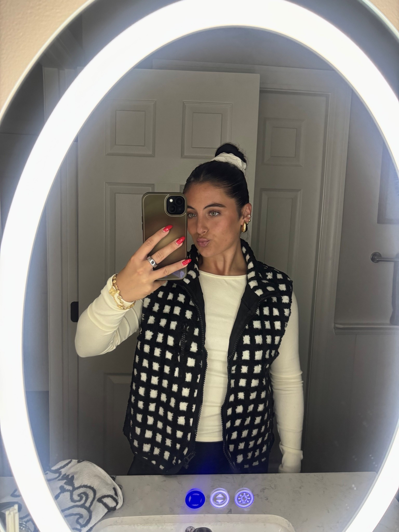 absolutely loving this vest from amazon! so cute. wearing size M in top & L in vest!

#LTKSeasonal #LTKStyleTip #LTKFindsUnder50