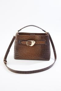 Cato Fashions | Cato Abstract Buckle Front Satchel | Cato Fashions