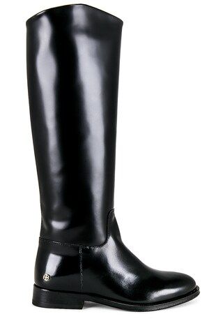 ANINE BING Kari Riding Boots in High Shine Black from Revolve.com | Revolve Clothing (Global)