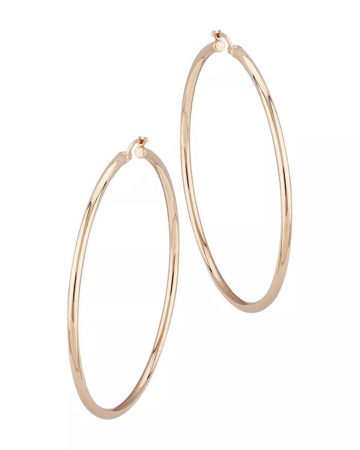 Medium 14K Gold Hoop Earrings - 100% Exclusive | Bloomingdale's (US)