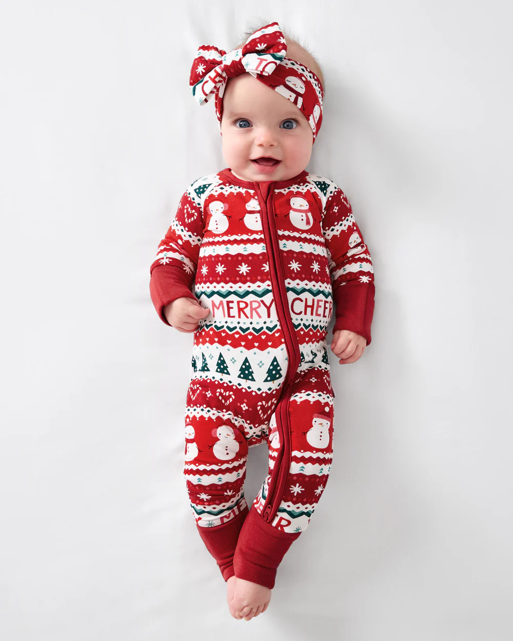 Festive Fair Isle Zippy | Little Sleepies