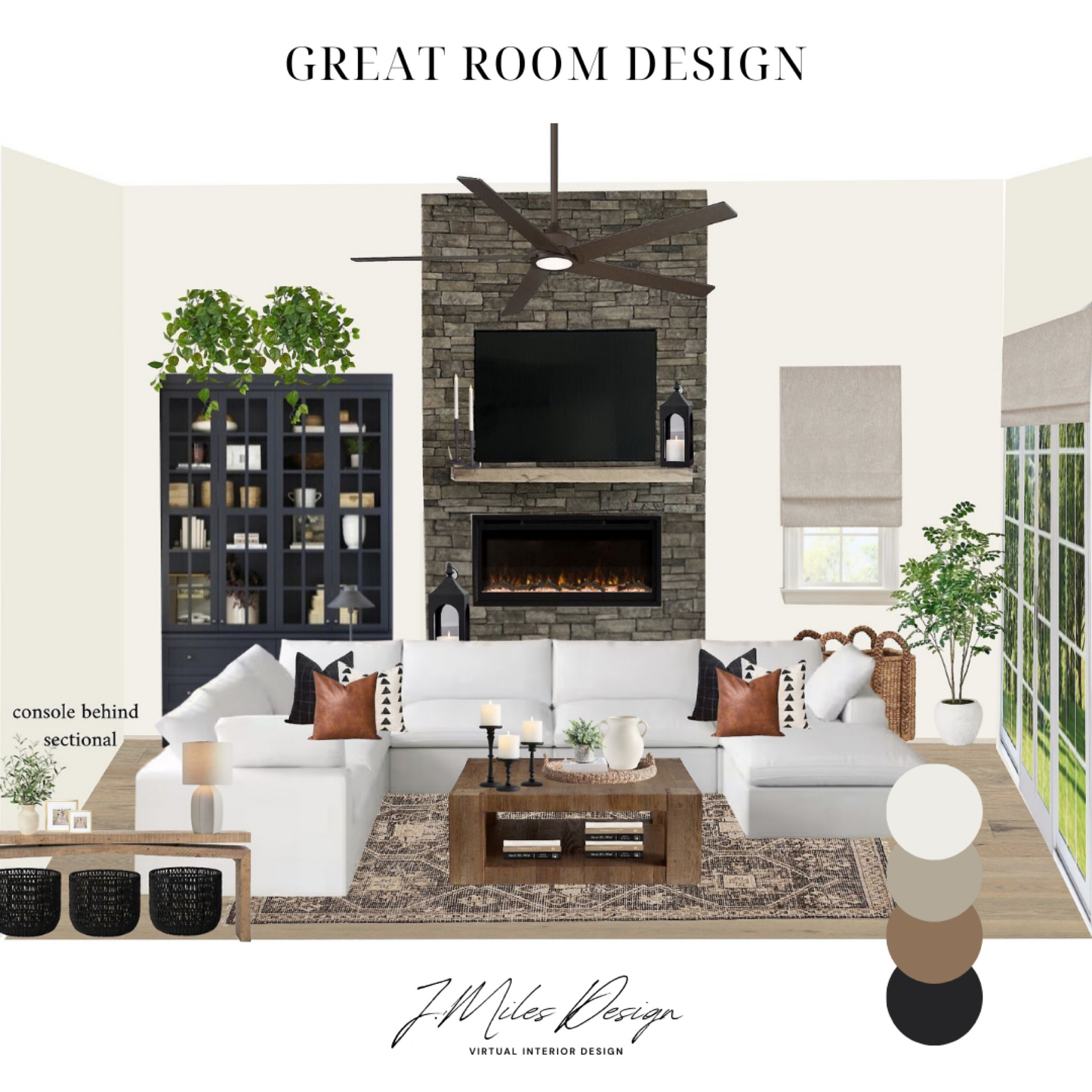 Modern farmhouse great room design inspo 

#LTKHome #LTKStyleTip