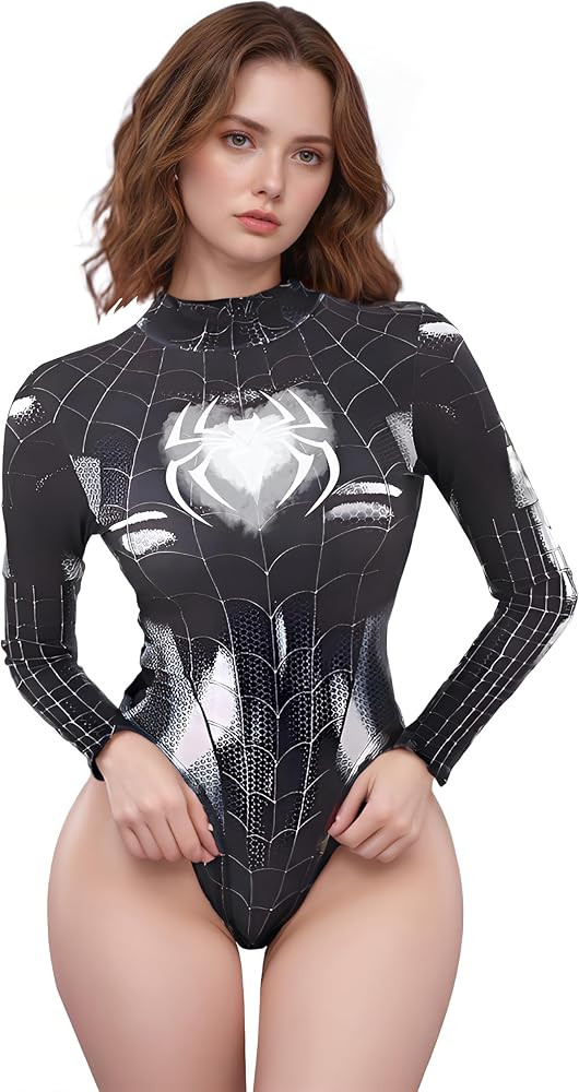 Halloween Costume Cosplay Lingerie for Women High Cut One Piece Bodysuit | Amazon (US)