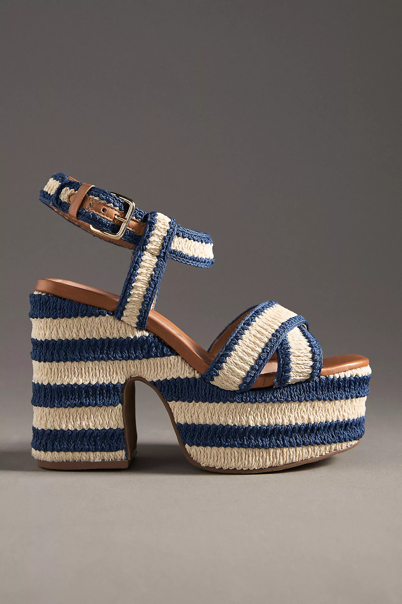 Vicenza Crochet Platform Heels | Anthropologie (US)
