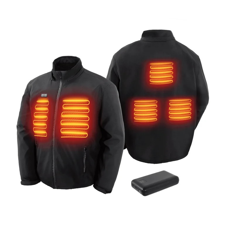 GVDV Heated Hunting Jacket Kit, Black,Male L,with 7.4V/16,000mAh Battery Pack | Walmart (US)
