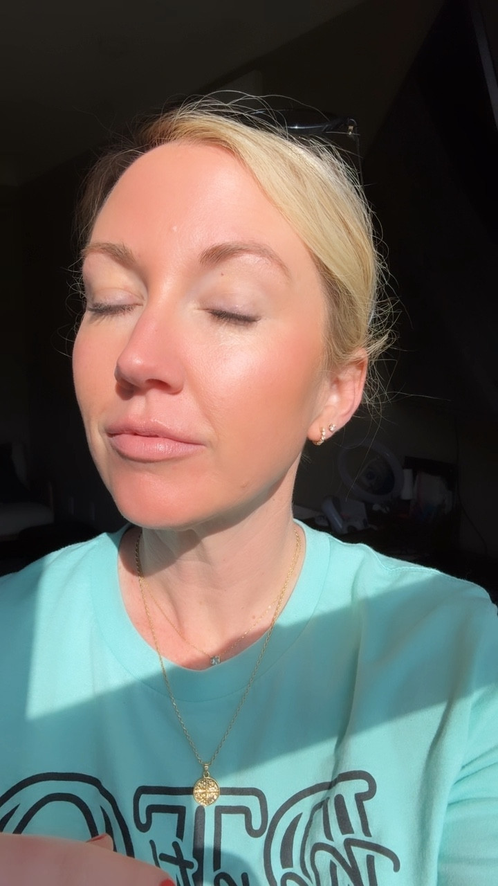 That GLOW🤩 This stuff is growing on me. Natural light through my bedroom window, no filter… YES!

#LTKmidsize #LTKbeauty #LTKU