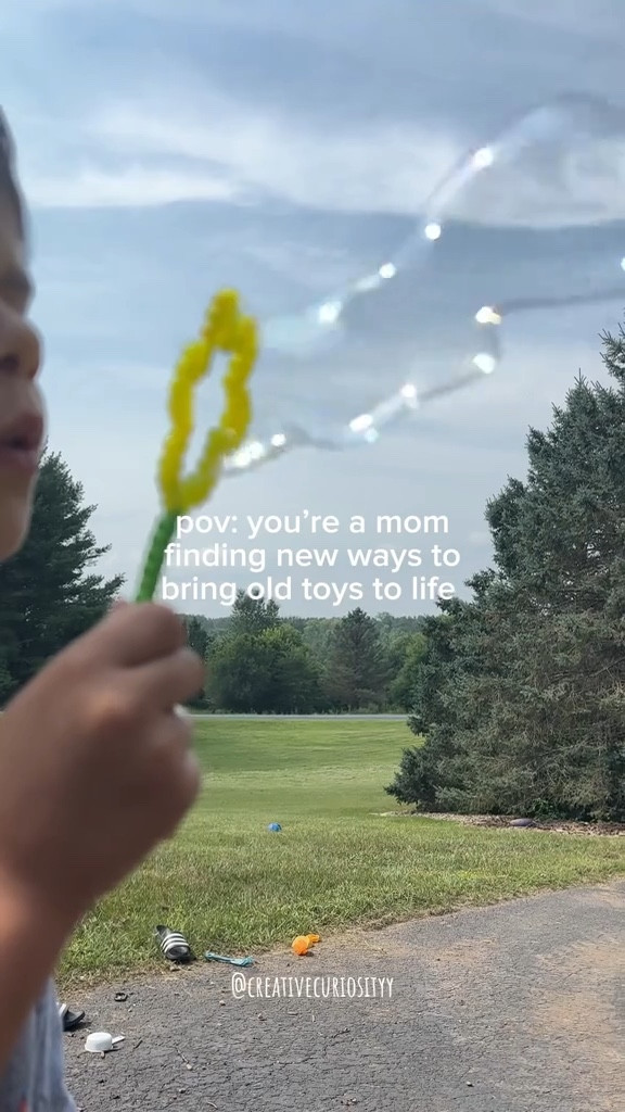 Perler beads into a bubble wand! 

#LTKKids #LTKFamily