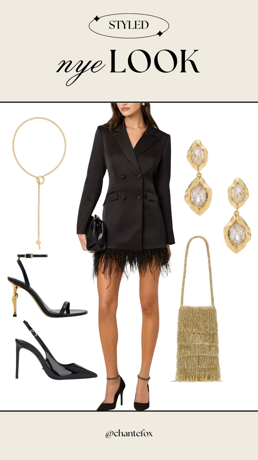 NYE outfit formula: a little sparkle, a lot of confidence, and shoes you might regret by midnight ✨🥂 #NYEOutfit #NewYearsEveStyle #SparkleSeason #HolidayOutfits #PartyLook #StyleInspo #OutfitIdeas

#LTKHoliday #LTKootd #LTKgrwm