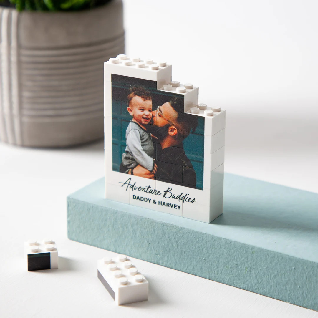 Personalised Building Block Photo Print | Father's Day Gift | Photo Gift for Him - Etsy | Etsy (US)