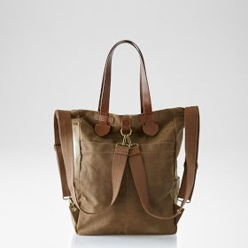 Mercer Waxed Canvas Diaper Bag | Mark and Graham