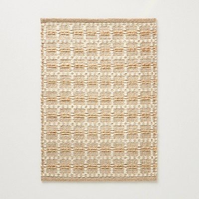 Box Grid Rectangular Handmade Woven Area Rug - Hearth & Hand™ with Magnolia | Target