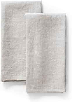 100% Pure Flax Linen Kitchen Towels-20x27 Inch-Stonewashed Flax Linen-Extra Soft Quick Dry for Te... | Amazon (US)