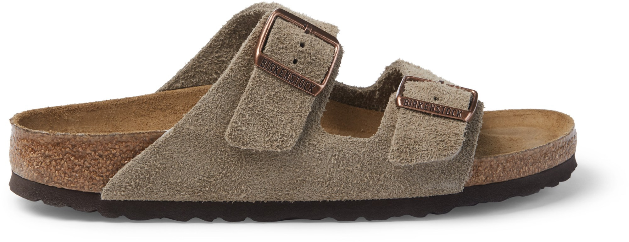 Birkenstock Women's Arizona Soft Footbed Sandals Khaki 40 EU Medium/Narrow | REI