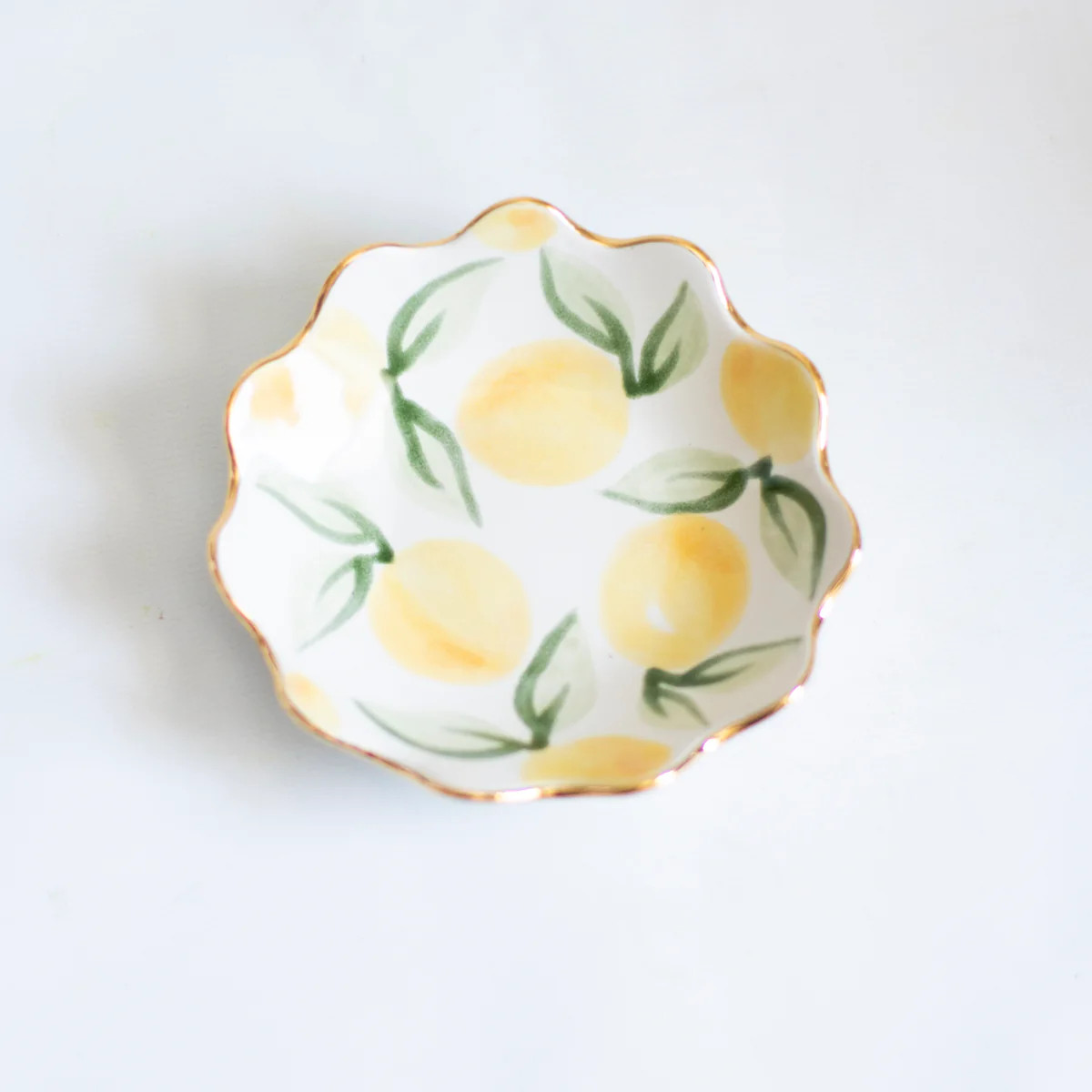Lemon Petite Scallop Dish | Susan Gordon Pottery