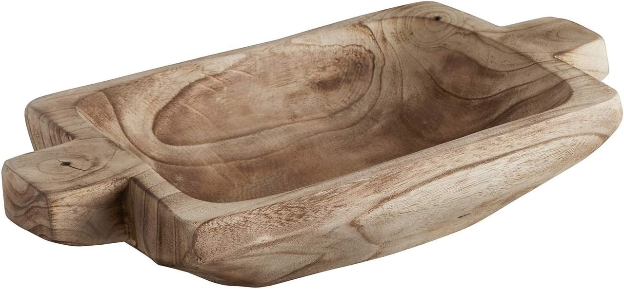 47th & Main Paulownia Wood Decorative Tray, 17" L x 9.84" W, Natural | Amazon (US)