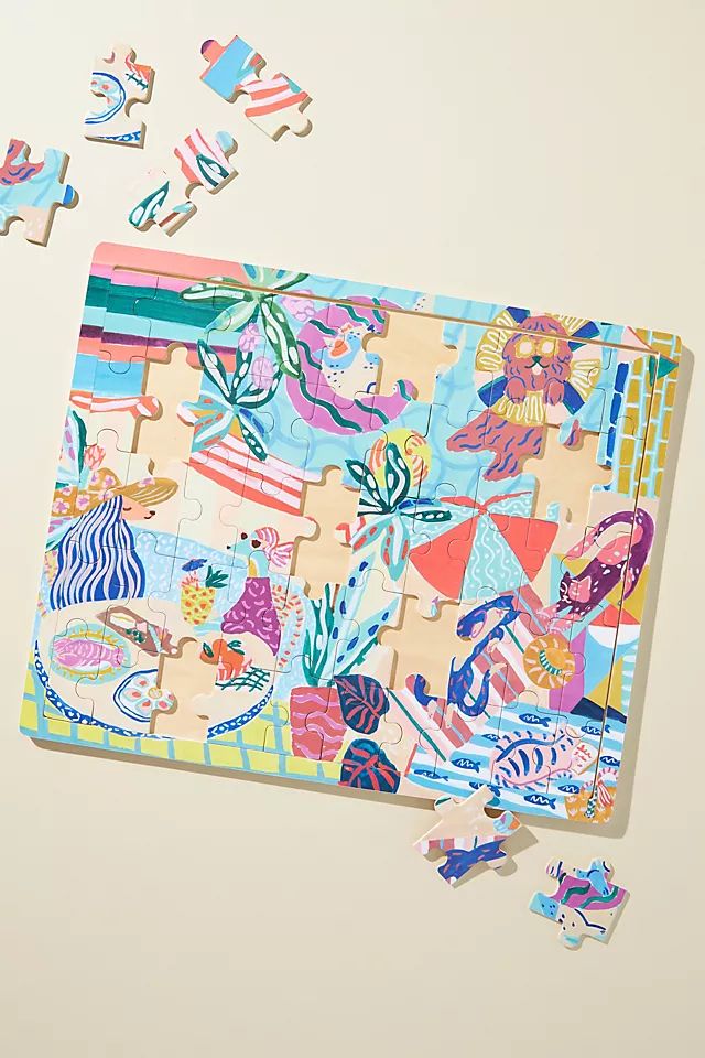 Poolside Pup Puzzle | Anthropologie (US)
