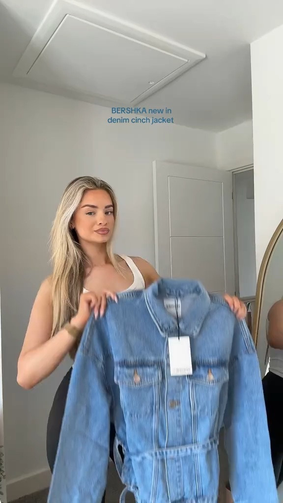 BERSHKA new in denim jacket 🧥

#LTKsummer #LTKstyletip #LTKunboxing