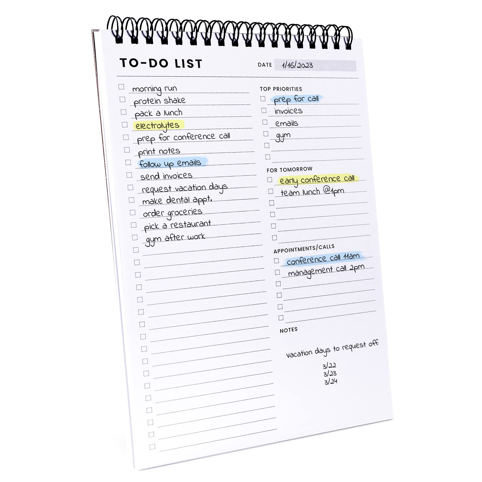 Of a Happy Kind To Do List Notepad: With Multiple Functional Sections - 6.5 x 9.8 60 Sheets - Spi... | Amazon (US)