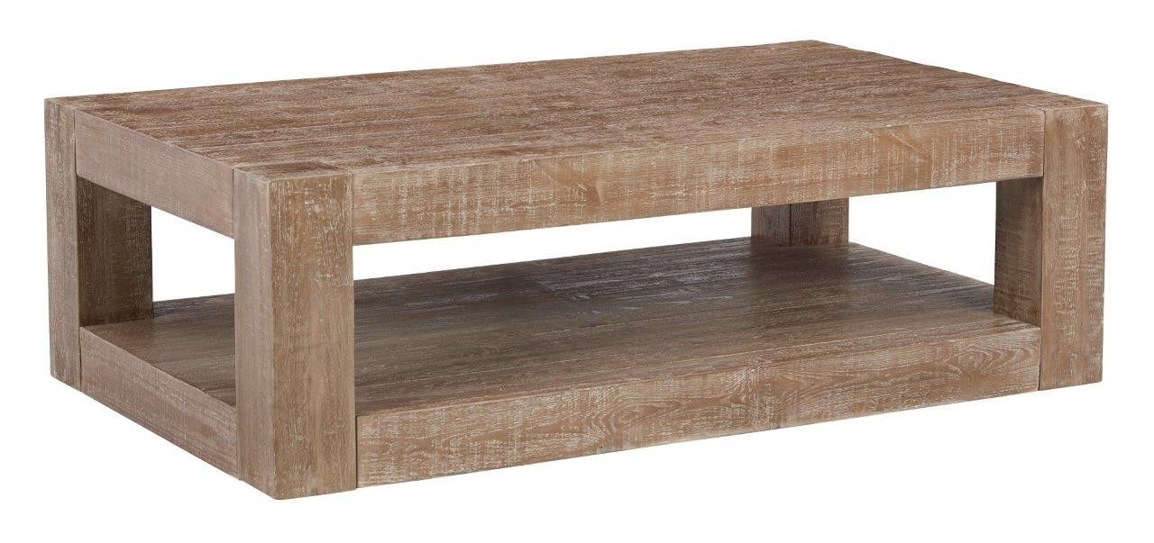Waltleigh Distressed Brown Coffee Table | 1stopbedrooms