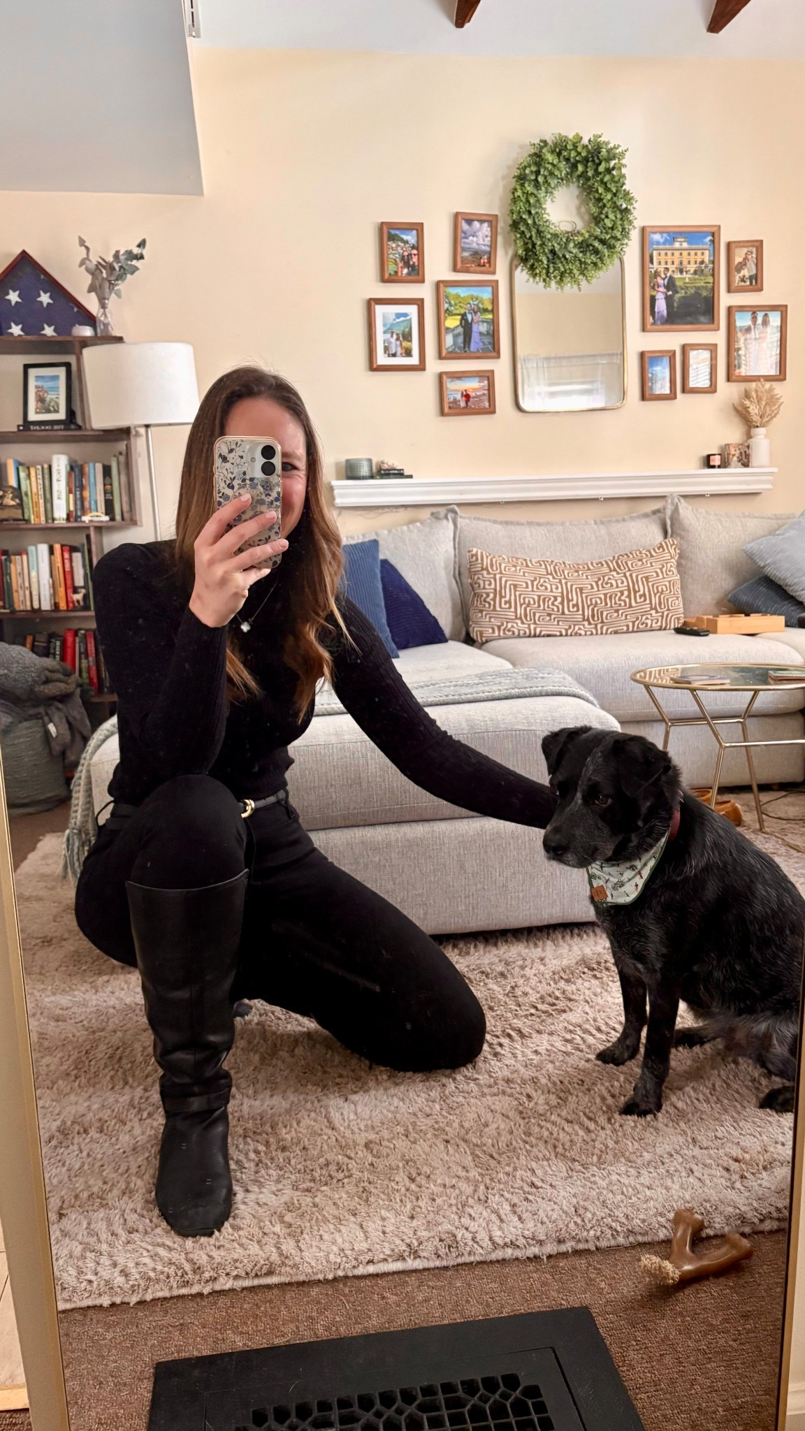 Twinning in black OOTD

#LTKSeasonal #LTKActive #LTKootd