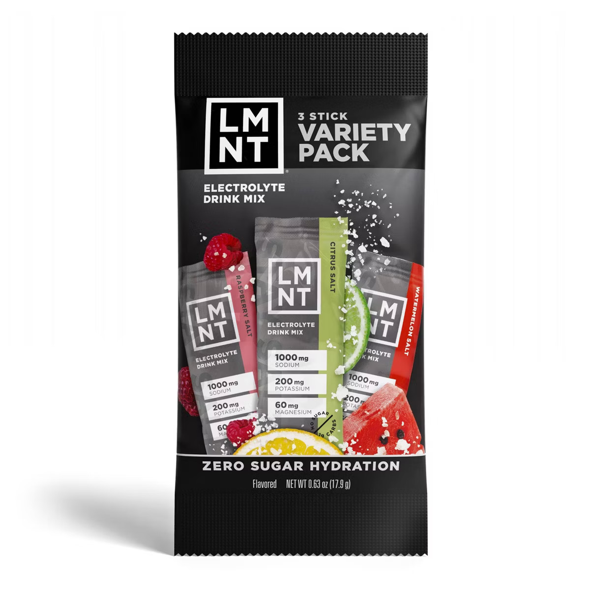 LMNT Zero-Sugar Electrolytes Energy and Sports Drink - Variety Pack - 3ct | Target