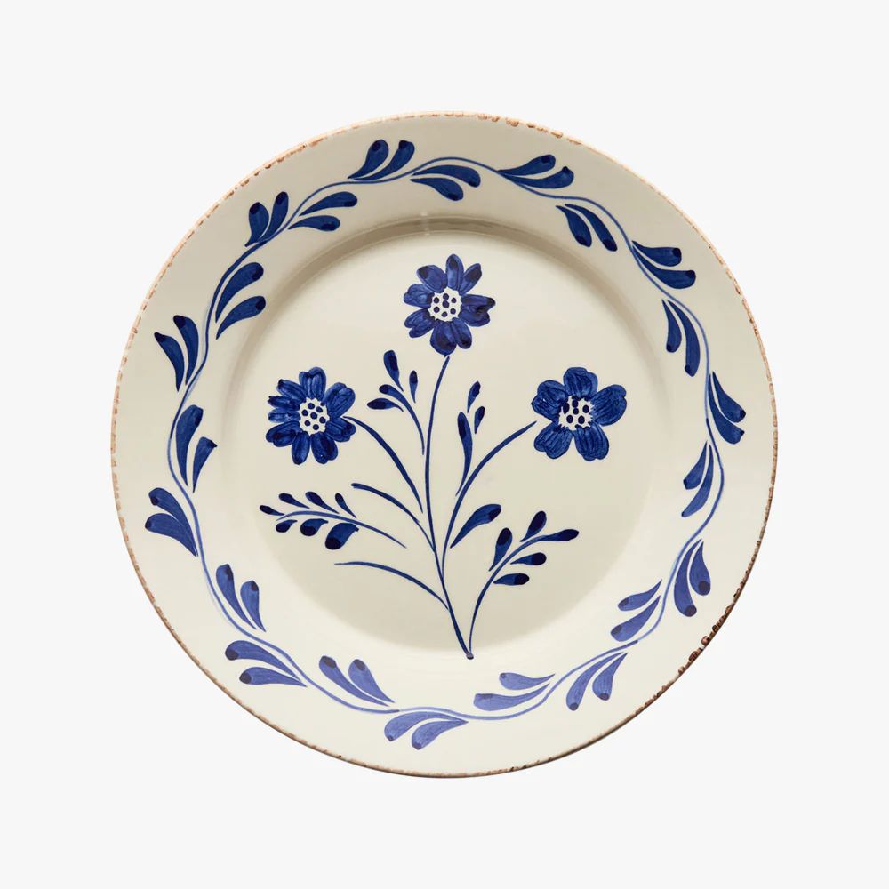 Casa Nuno Blue Flower Plate | Dear Keaton