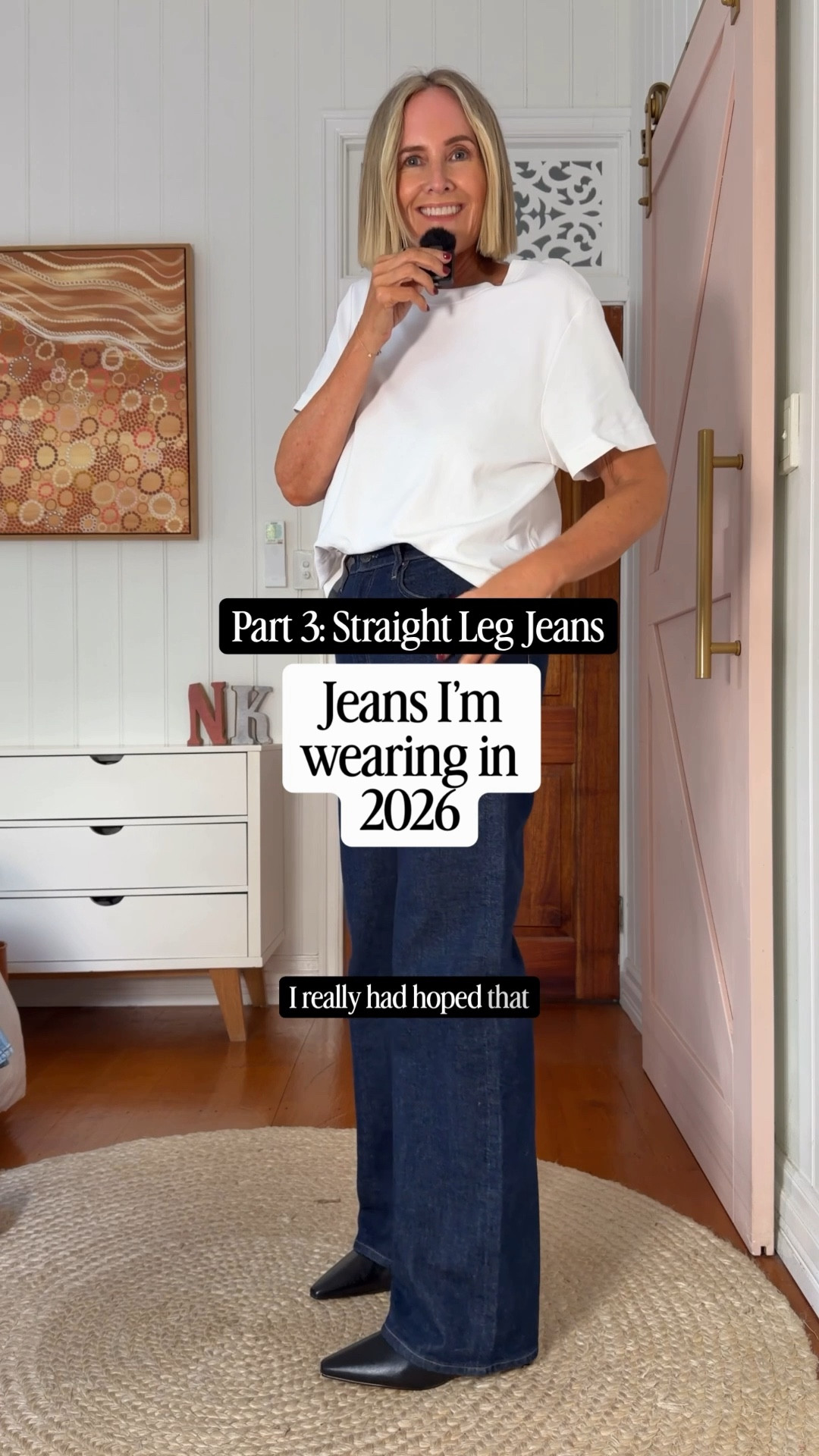 Sizing (check my profile here on LTK for my current measurements)

Uniqlo x JW Anderson (28) in 65 blue
Madewell (29) in concho wash
Henne (28) in light wash
Agolde (29) in reissue 

#LTKaustralia #LTKover50style #LTKjeans