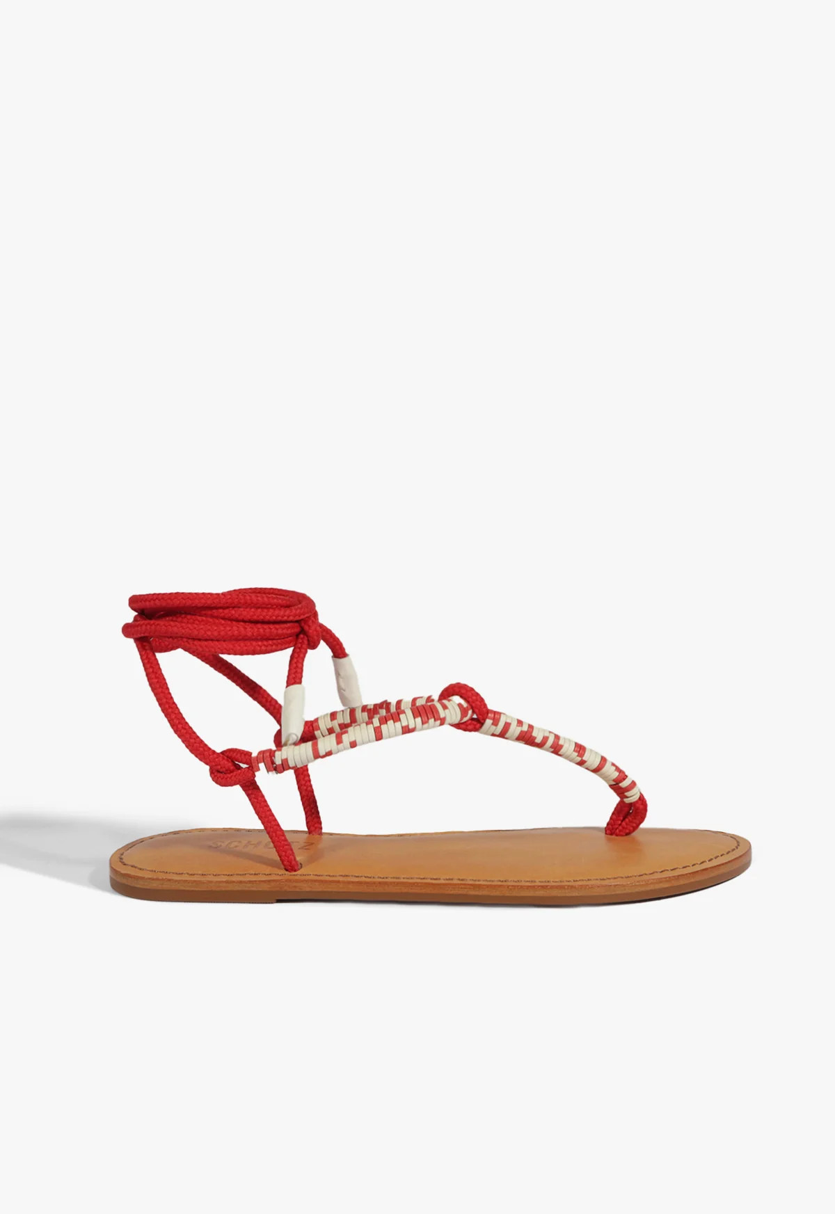Claire Red Flat Sandal | Schutz (US)