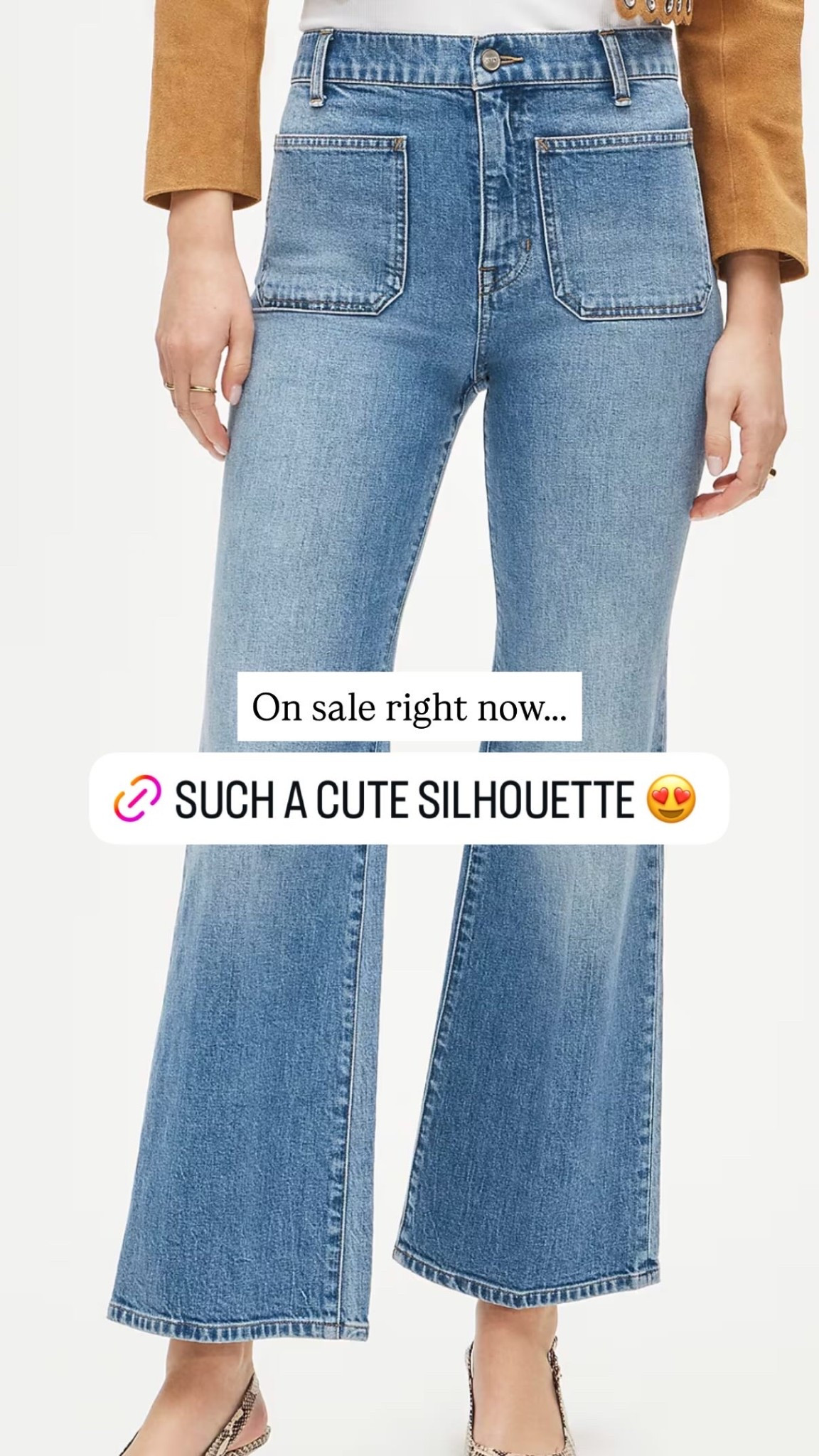 Found these patch pocket jeans on sale right now…. Such a cute silhouette!

#LTKootd #LTKgrwm #LTKSaleAlert