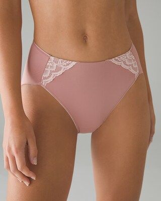 Soma High-Leg Brief with Lace | Soma Intimates