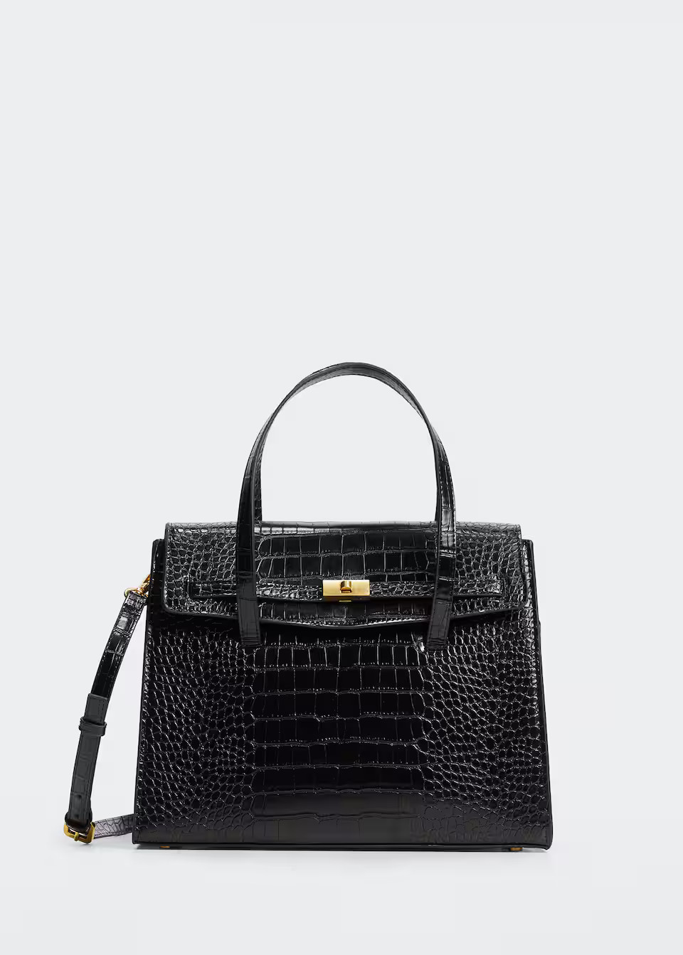 Sac effet crocodile -  Femme | Mango Belgique | Mango BE