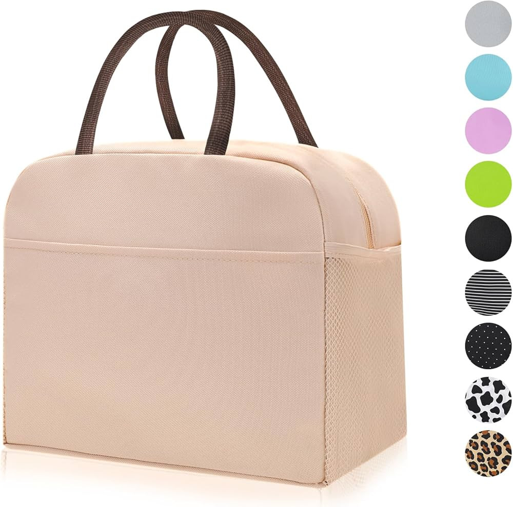 Lunch Bag Women/Men Lunch Box Women/Men (beige) | Amazon (US)
