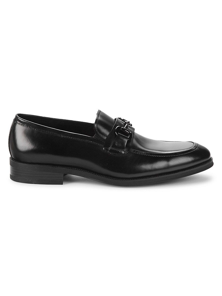 Kenneth Cole New York Men's Brock Leather Bit Loafers - Black - Size 7.5 | Saks Fifth Avenue OFF 5TH