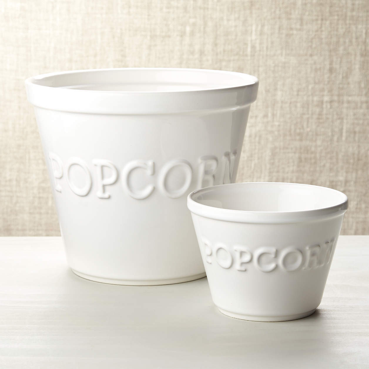 Small Popcorn Bowl + Reviews | Crate & Barrel | Crate & Barrel